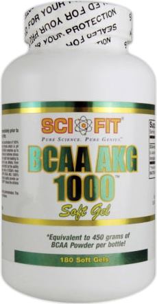 BCAA аминокислоты Sci Fit BCAA AKG 1000