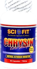 Повышение тестостерона Sci Fit Chrysin Extra Strength 750mg 60 caps