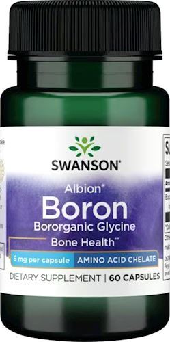 Бор Swanson Albion Boron Bororganic Glycine 6 мг 60 капс