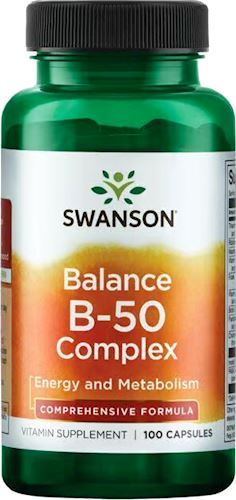 Витамины Swanson Balance B-50 Complex 100 капс