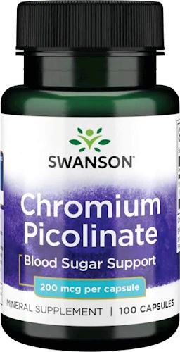 Пиколинат хрома Swanson Chromium Picolinate 200 мкг