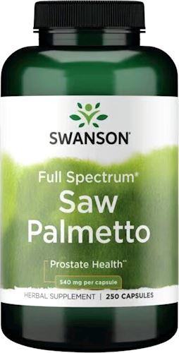 Со пальметто Swanson Full Spectrum Saw Palmetto для поддержания здоровья предстательной железы и улучшения функции мочевыводящих путей