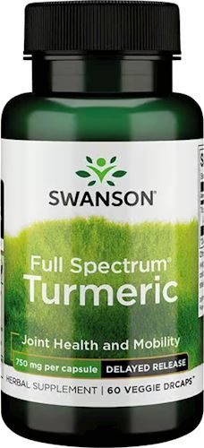 Куркума Swanson Full Spectrum Turmeric 750 мг