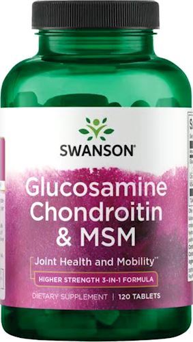 Хондропротектор Swanson Glucosamine Chondroitin MSM