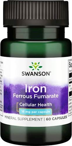 Железо Swanson Iron Ferrous Fumarate