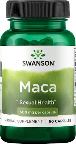 Экстракт корня маки перуанской Swanson MACA 500 мг