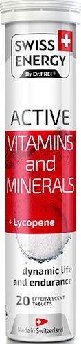 Витамины и минералы в шипучих таблетках Swiss Energy Active