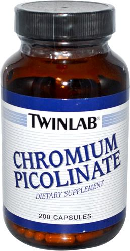 Хром Twinlab Chromium picolinate 200mg