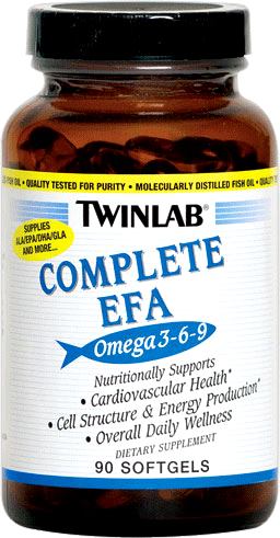 Жирные кислоты Омега 3 6 9 Twinlab Complete EFA Omega 3-6-9