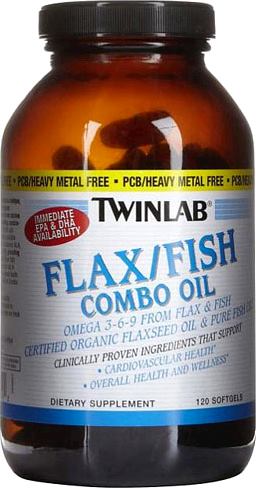 Омега-3 Twinlab Flax Fish Combo Oil