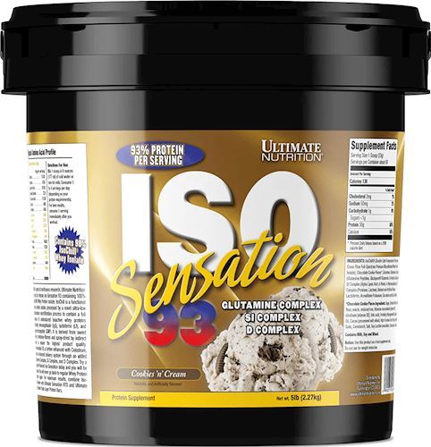 Протеин Iso Sensation 93 от Ultimate Nutrition Протеин Iso Sensation 93 от Ultimate Nutrition