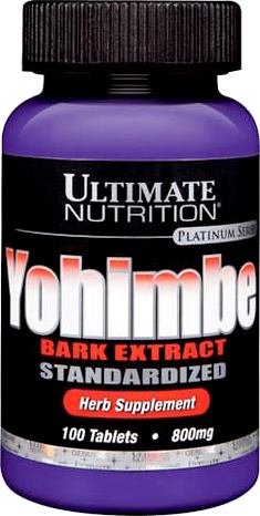 Йохимбин Ultimate Nutrition Yohimbe Bark Extract 800mg