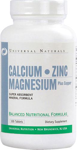 Кальций Цинк Магний Universal Nutrition Calcium Zinc Magnesium