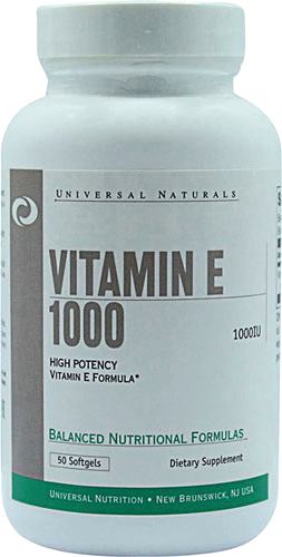 Витамин Е Universal Nutrition Vitamin E 1000