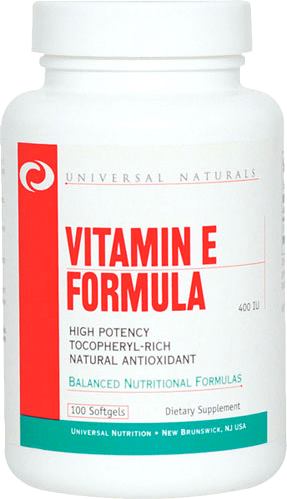Витамин Е Universal Nutrition Vitamin E Formula 400 IU