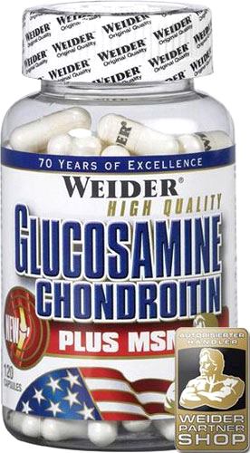 Глюкозамин хондроитин Weider Glucosamine + Chondroitin plus MSM