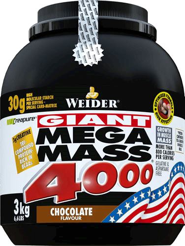 Mega Mass 4000 - гейнер от Weider