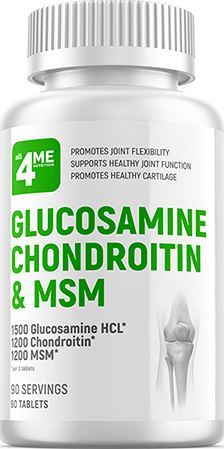 Комплекс хондропротекторов 4Me Nutrition Glucosamine Chondroitin MSM