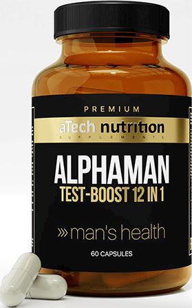 Бустер тестостерона  aTech Nutrition ALPHAMAN Premium
