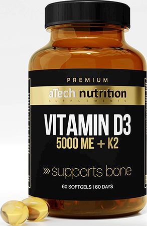 Витамин Д3 aTech Nutrition Vitamin D3 K2 Premium