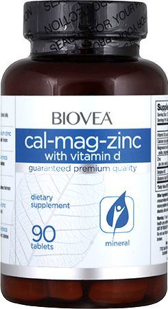 Комплекс минералов BIOVEA Cal-Mag-Zinc with Vitamin D