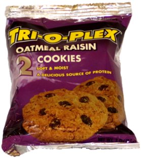 Печенье Tri-O-Plex 2 Cookies овсяное с изюмом