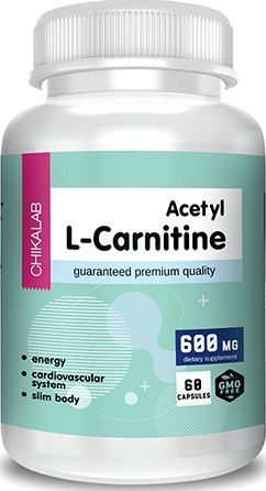 Ацетил карнитин Chikalab Acetyl L-Carnitine 600 мг