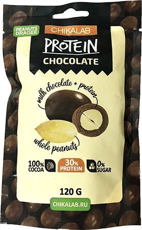 Протеиновое драже в шоколаде Chikalab Protein Chocolate Dragee