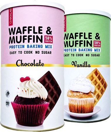 Смесь для вафель и кексов Chikalab Waffle Muffin Protein Baking Mix
