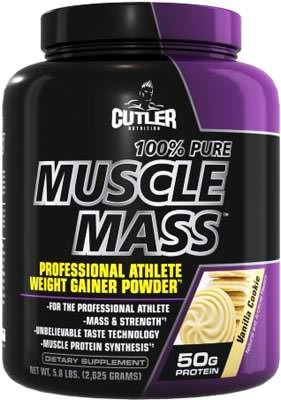 Сбалансированный гейнер 100% Pure Muscle Mass от Cutler Nutrition