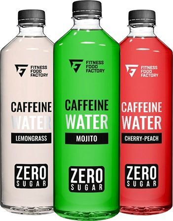 Напиток слабогазированный Fitness Food Factory Caffein Water