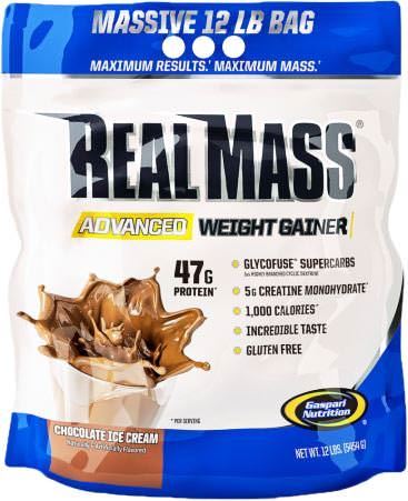 Высококалорийный гейнер Real Mass Advanced Weight Gainer от Gaspari