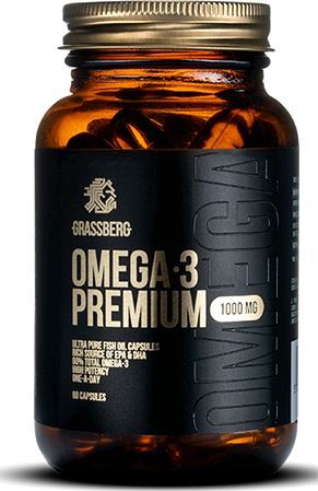 Рыбий жир Grassberg Omega 3 Premium 1000 мг