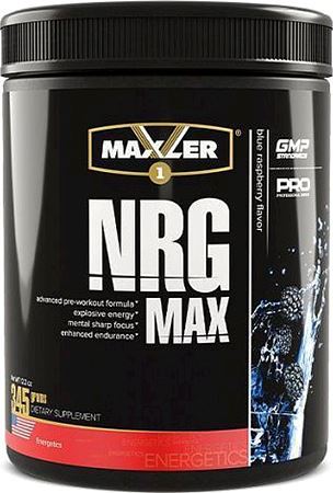 Предтренировочный комплекс NRG MAX от Maxler