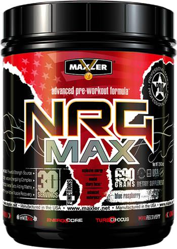 Предтренировочный комплекс NRG MAX от Maxler