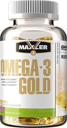Жирные кислоты Omega-3 Gold от Maxler