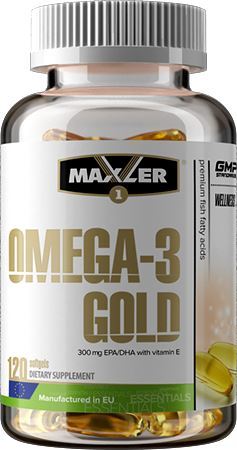 Рыбий жир Maxler Omega-3 Gold EU