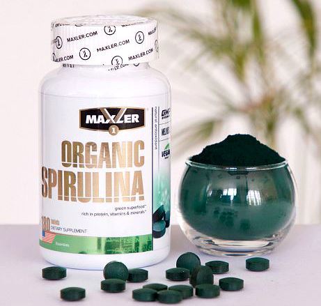 Maxler Spirulina Organic 500 мг