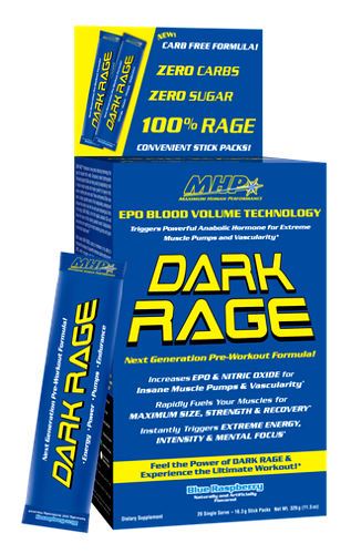 Dark Rage Zero Carb - 20 пакетиков