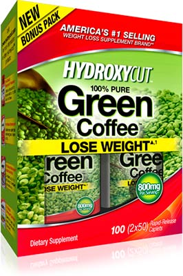Жиросжигатель Hydroxycut 100% Pure Green Coffee от MuscleTech