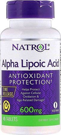 Антиоксиданты Alpha Lipoic Acid от Natrol