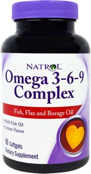 Омега-3 жирные кислоты Omega 3-6-9 Complex от Natrol