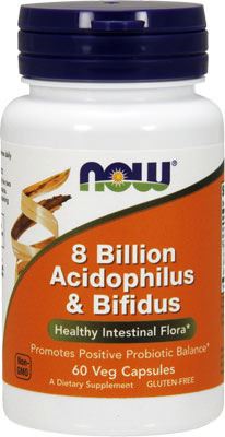 Комплекс пробиотиков для укрепления иммунитета 8 Billion Acidophilus Bifidus от NOW