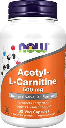 NOW Acetyl L-Carnitine 500 мг