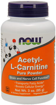 Ацетил-карнитин NOW Acetyl-L-Carnitine Pure Powder