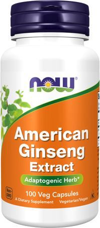 Экстракт женьшеня NOW American Ginseng Extract