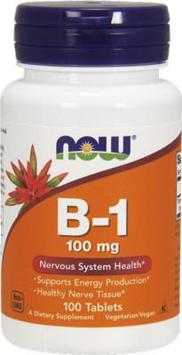 Витамин Б1 B-1 от NOW