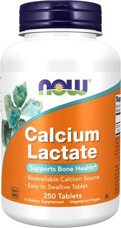 Кальция лактат NOW Calcium Lactate