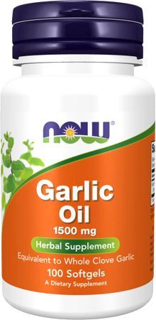 Чесночное масло NOW Garlic Oil 1500 мг