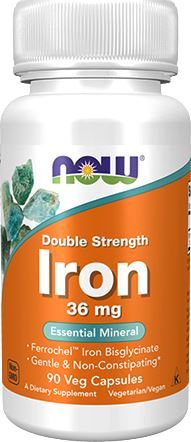 Железо NOW Iron 36 мг